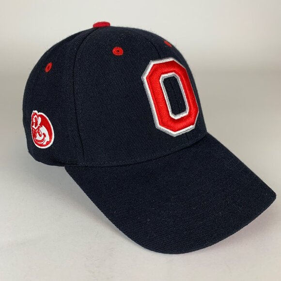 Ohio State Buckeyes NCAA Black Top of the World Strapback Adjustable Hat - Picture 1 of 6